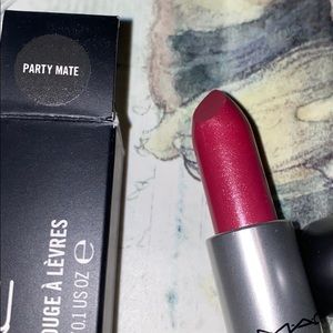 MAC COSMETICS PARTY MATE Lustre BNIB Lisptick RARE Limited Pink